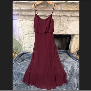 Levkoff Maroon Evening/Prom Gown, Size 12